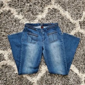 Earl Jean's braided trim